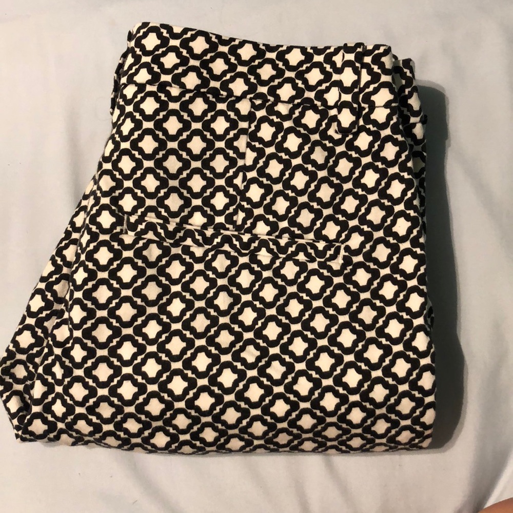 Black & White skinny dress pants